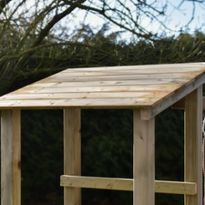 Playground equipment Plan 90 has a nice slanted roof