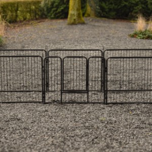 The puppy enclosure Octa can also be placed as a rectangle