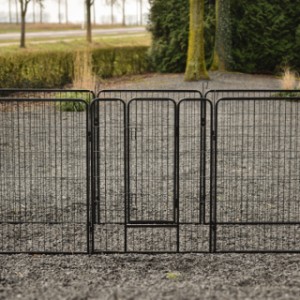 The puppy enclosure Octa can also be placed in a rectangle