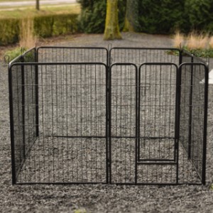 The puppy enclosure Octa can also be placed in a square