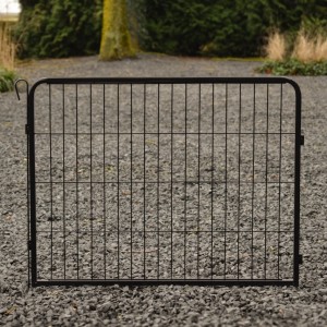 Separate panel for the animal run Octa black | Height 60cm