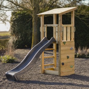Playtower Plan 120 with slide · 157x272x245cm