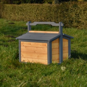Have a look on the backside of hedge hog house Yara