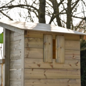 Play equipment Cabin 120 is provided with a little window