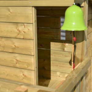 In the playhouse Cabin, you can play cozily and comfortably