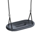 Ergonomic XXL Swing Seat - anthracite/grey