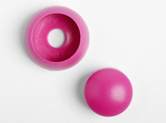 Plastic cap for bolts pink for bolts Ø8-10mm set of 10 pcs.
