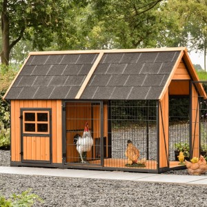 Chickencoop Danielle · Brown · 213x112x137cm