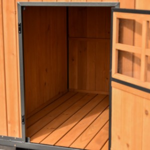 Dog house Danielle has a beautiful sleeping compartment