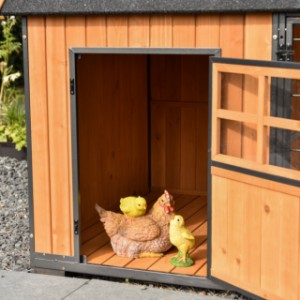 Chickencoop Danielle has a large sleeping compartment