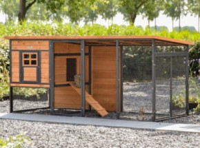 Rabbit hutch Judy · Brown · 232x100x105cm