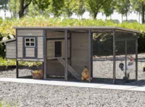 Chickencoop Judy · Grey · 264x100x105cm