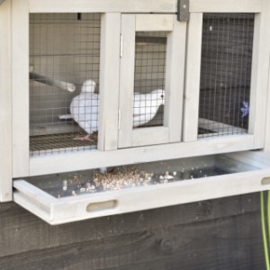 Wall aviary Matty Small | there is a mesh base above the drawer