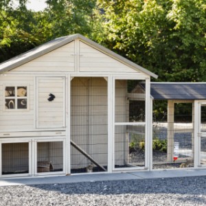 Holiday Large rabbit hutch with extra run