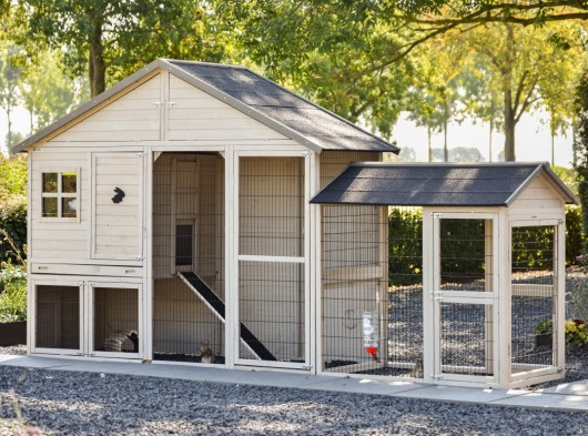 Holiday Large rabbit hutch with extra run 366x93x195 cm