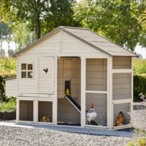Large chickencoop Holiday Large is a beautiful hutch for in your garden!