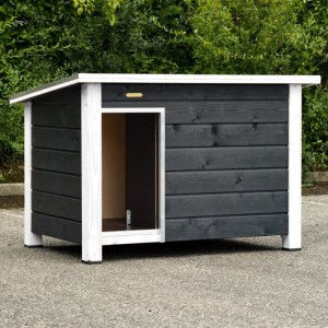 Doghouse Wolf Black/White