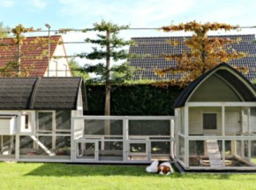 Large rabbit house Kathedraal Luxe - XXL