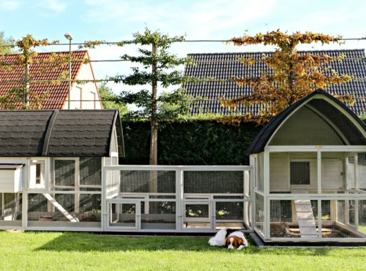 Large rabbit house Kathedraal Luxe - XXL
