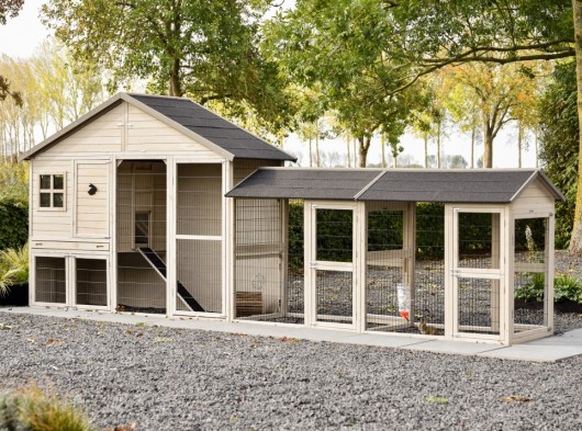 Holiday Large rabbit hutch with double run 489x100x195 cm