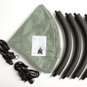 The nest swing will be delivered with assembly instructions