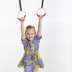 Do your tricks on the included rings