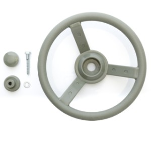 The steering wheel is supplied with mounting hardware included.