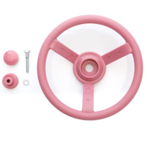 The steering wheel is supplied with mounting hardware included.