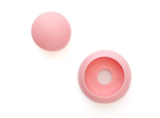 Plastic cover cap for bolts · Pastel pink · for bolts Ø8–10 mm · set of 10 pieces