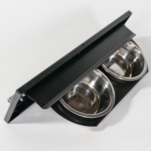 Rotatable feeding system black 40x11,5cm