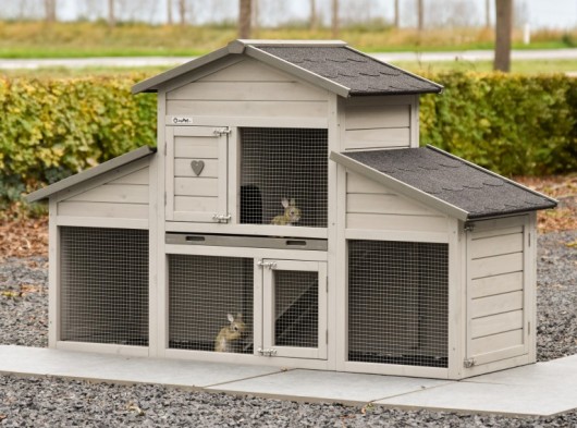 Rabbit hutch Annemieke 175x70x110cm