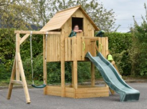 Play house Dream 120 + slide & swing 375x415x286cm