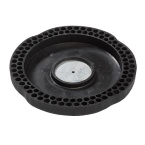 The disc swing is equipped with an aluminium insert plate