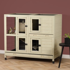 Rabbit cage Bobby - Sand Beige