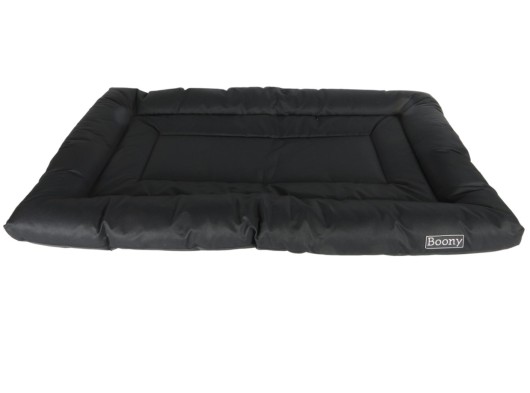 Dog cushion XXL waterproof Black, crate cushion 120×73 cm