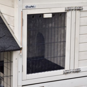 The barred door of the Prestige Medium night house is fitted with plexiglass.