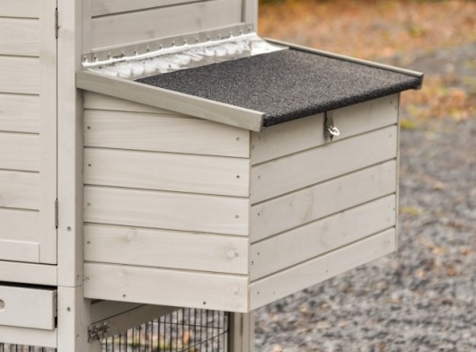 Nesting Box Medium Light Grey – separate nesting box with hinged lid