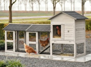 Prestige Medium Light Grey with 2 runs 297x91x150 cm