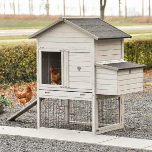 Prestige Medium Light Grey with nesting box 132x90x150 cm
