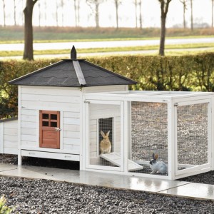 Ambiance Large terra rabbit hutch 218×93×122 cm