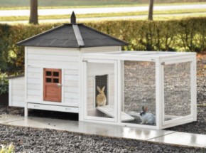 Ambiance Large terra rabbit hutch 218×93×122 cm
