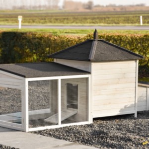 Take a look at the back of the Ambiance Large rabbit hutch