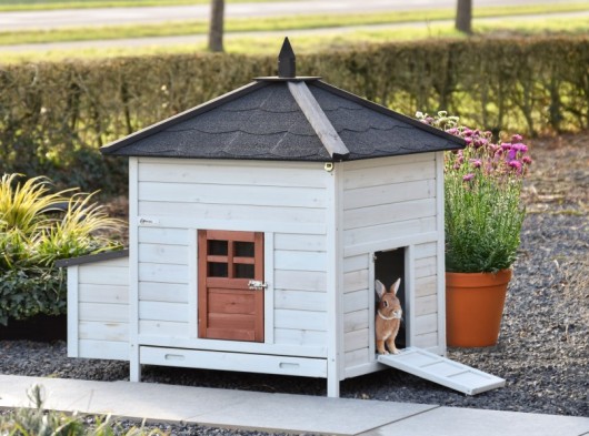 Rabbit hutch Ambiance Large terra 121×93×122 cm