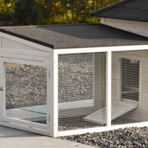 Take a look at the back of the Ambiance Large extension run with a roofing-felt roof