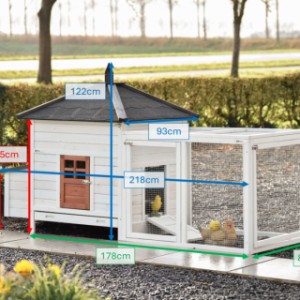 These are the dimensions of Ambiance Large with run: 218×93×122 cm