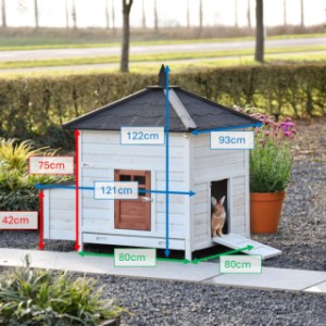 These are the dimensions of Ambiance Large: 121×93×122 cm