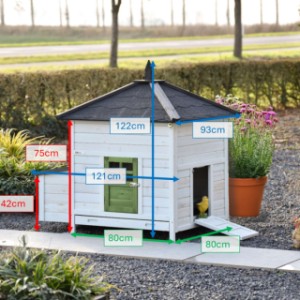 These are the dimensions of Ambiance Large: 121×93×122 cm