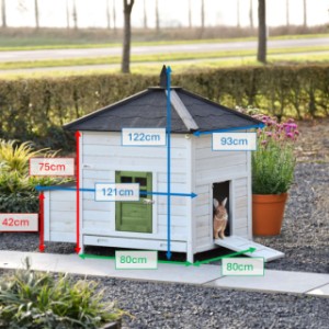 These are the dimensions of Ambiance Large: 121×93×122 cm