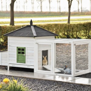 Ambiance Large terra rabbit hutch 218×93×122 cm