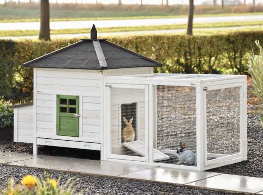 Ambiance Large terra rabbit hutch 218×93×122 cm